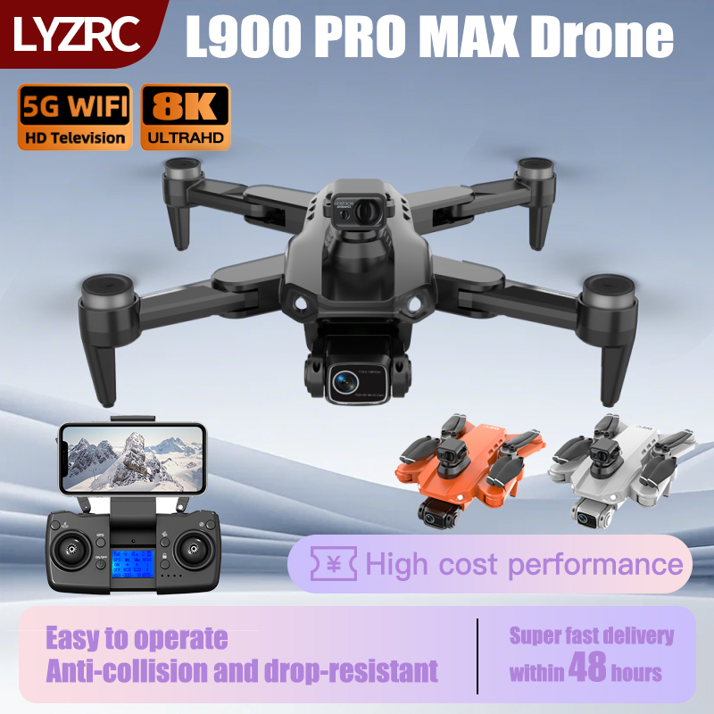 Drone Surveying - LYZRC L900 PRO MAX レーザー障害物回避 GPS