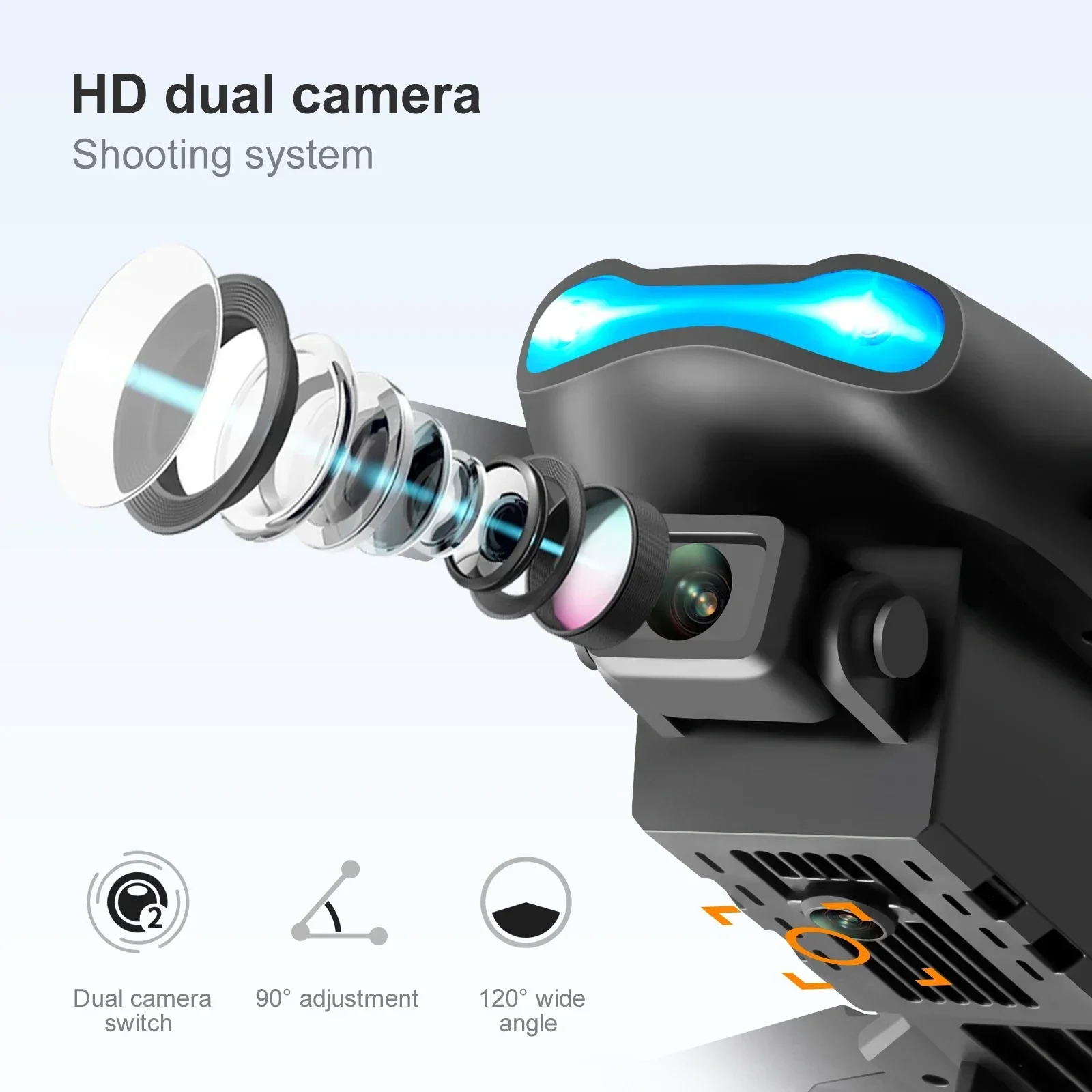 新型E99 Pro HD 4Kドローン デュアルカメラ 高度 - Drone Video Production のレビューと価格