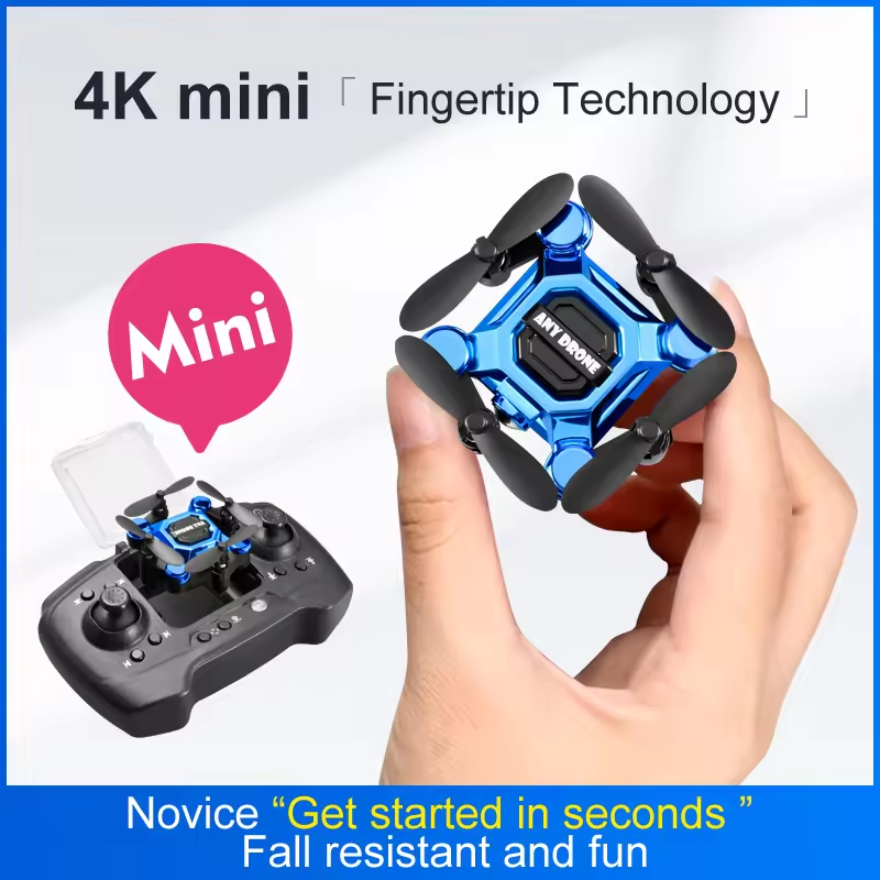 新型K04ミニ折りたたみ式ドローン、リモコン操作、空撮用クア - Drone Video Production のレビューと価格