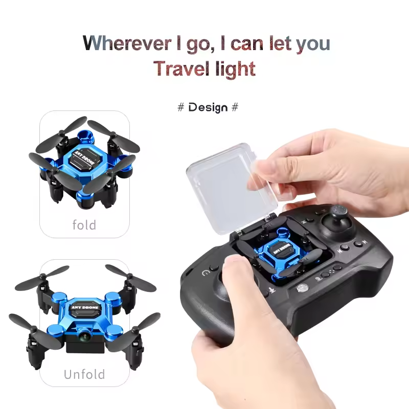 新型K04ミニ折りたたみ式ドローン、リモコン操作、空撮用クア - Drone Video Production のレビューと価格